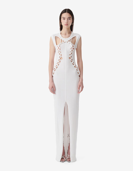 ROBE LONGUE CÔTELÉE