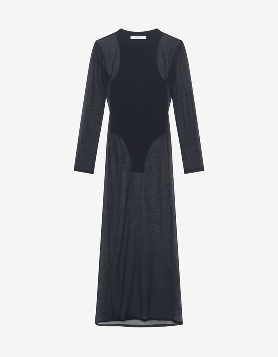 SHEER MAXI DRESS