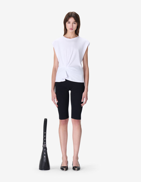 PLEATED T-SHIRT