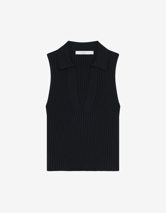 POLO NECK TANK TOP